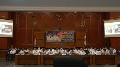Dalam Rangka 1 Tahun memimpin Kutim, ASKB adakan Konferensi Pers