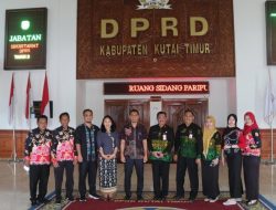 Berkunjung ke Sekwan DPRD Kutim, Sekwan DPRD Bontang berharap Terbangun Keakraban dan Sinergitas