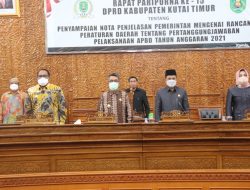 Laporan Bupati Kutim Dalam Nota Penjelasan Pertanggungjawaban APBD Tahun 2021: Realisasi Pendapatan Daerah Melampaui Target Hingga Rp 3,11 Triliun