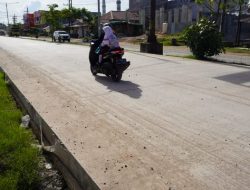 (DPU) Kutim : Jalan di APT Pranoto Sangatta Sudah Disemenisasi Dan Hampir Rampung