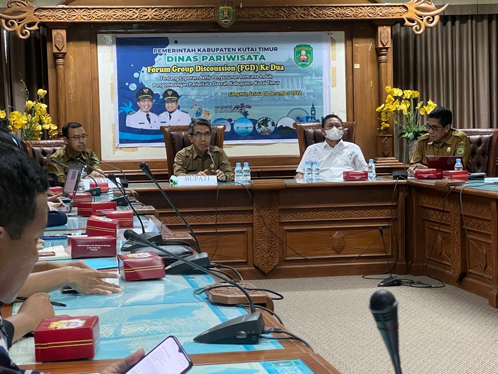 Ardiansyah Sulaiman Bupati Kabupaten Kutai Timur (Kutim)  mengajak para pimpinan OPD Agar Pengembangan dan Pembangunan Kepariwisataan