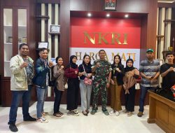 PWRI KUTIM MELAKUKAN KUNJUNGAN KE DANDIM 0909/KTM, LETKOL INF ADI SWASTIKA,