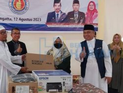 Bupati Ardiansyah Sosialisasi Cap Jempol di Ponpes Ibnu Katsir